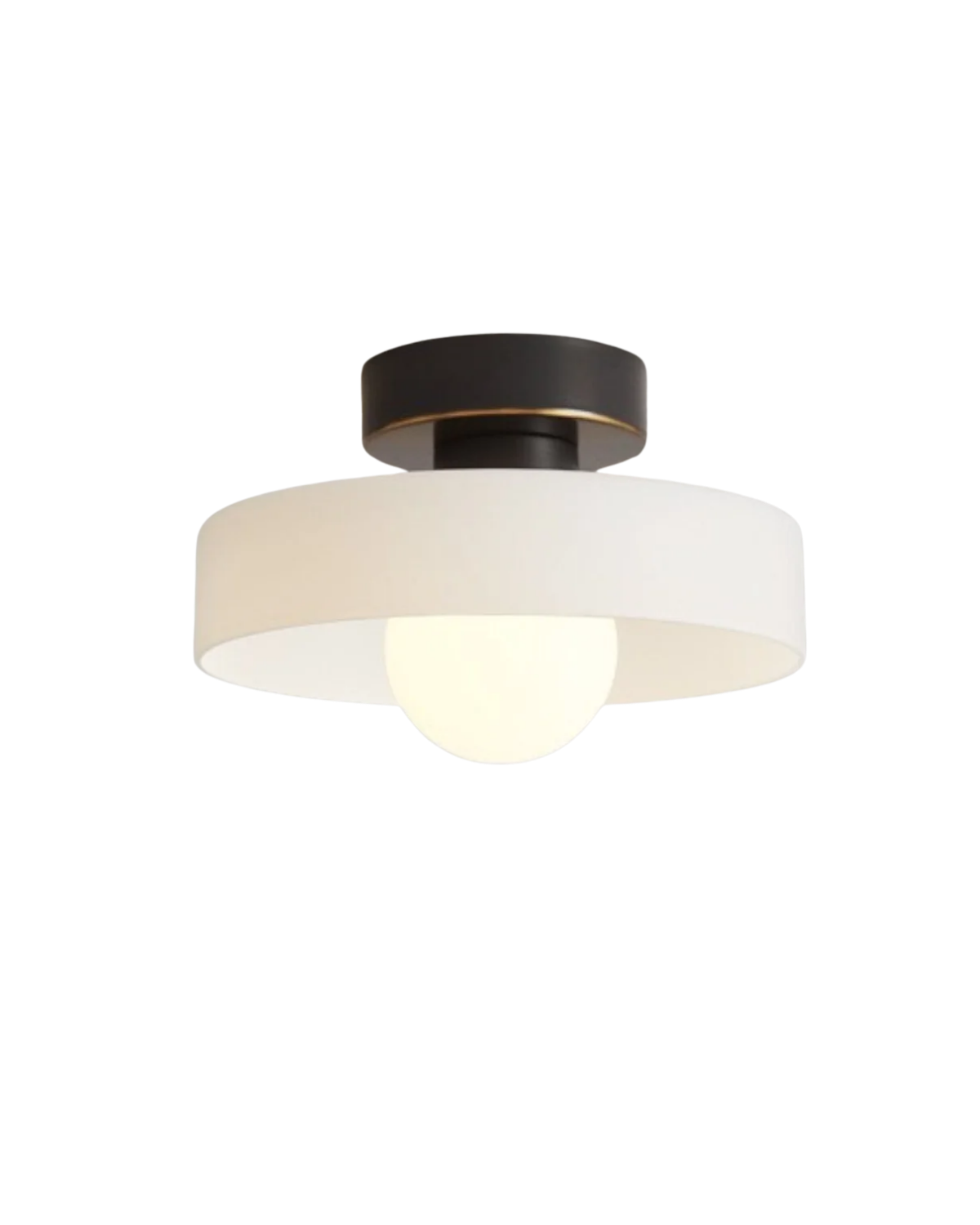 Contemporary Brass Pendant Light — view 1