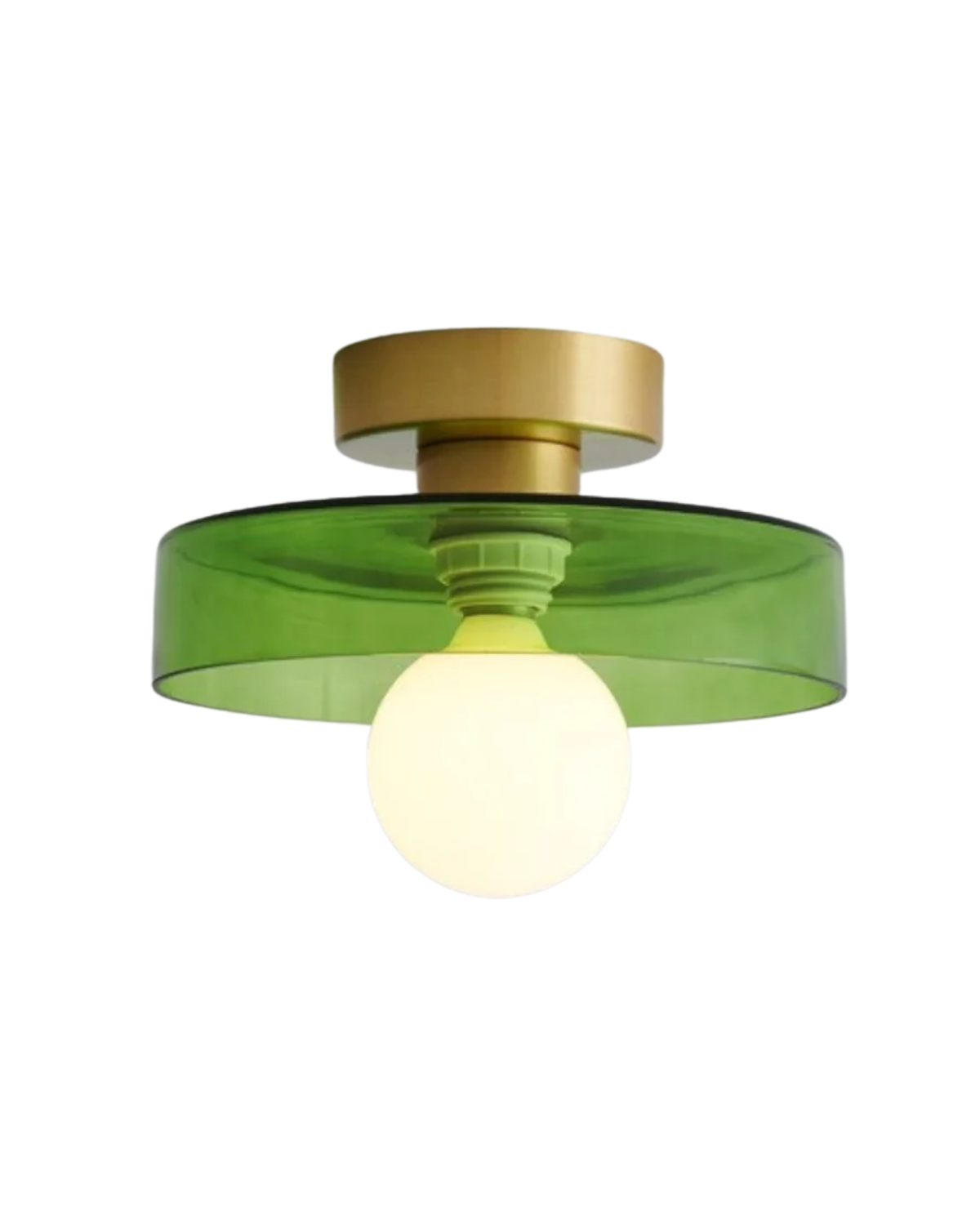 Contemporary Brass Pendant Light — view 34