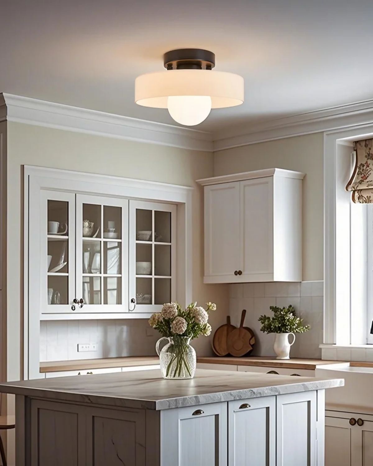 Contemporary Brass Pendant Light — view 6
