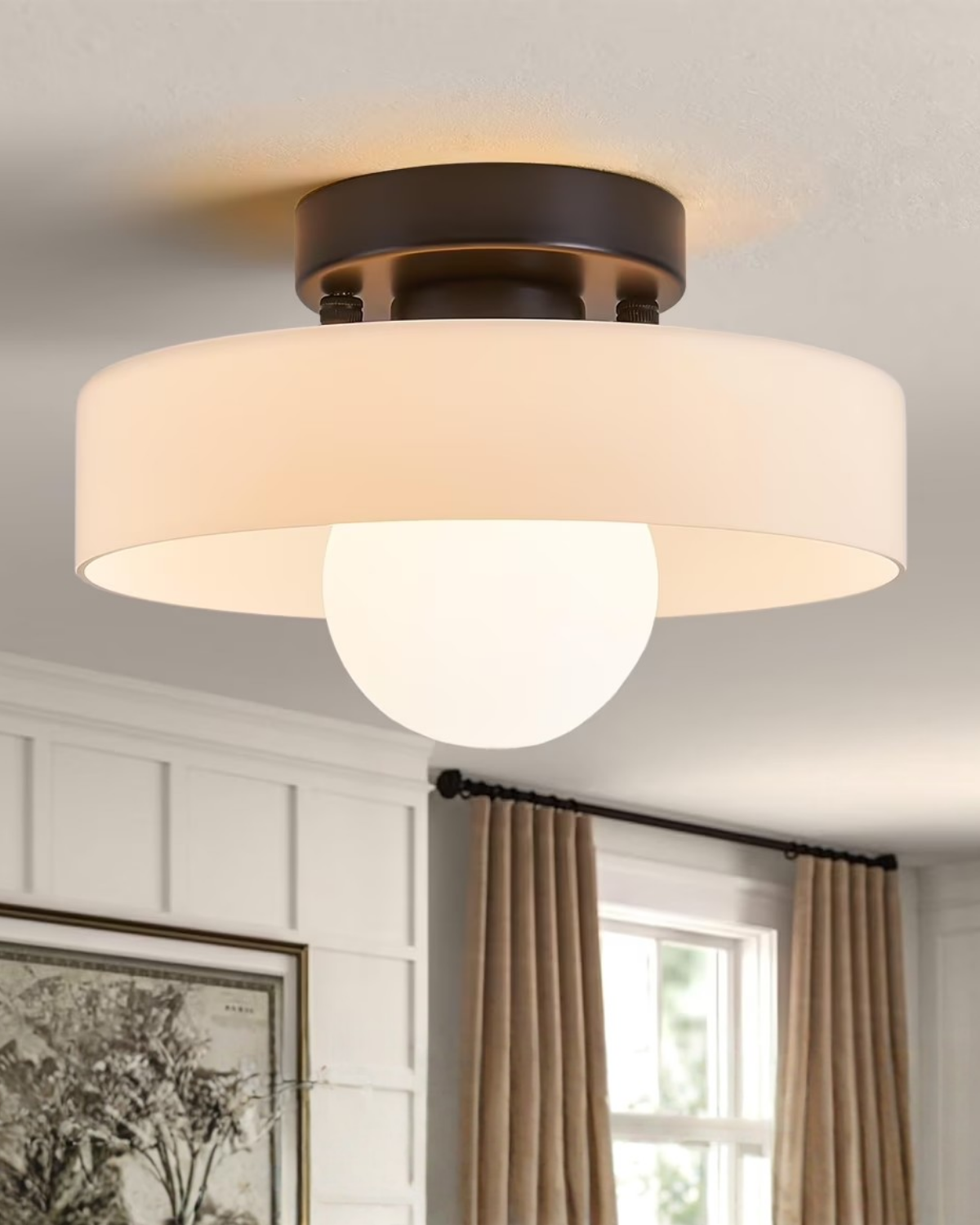 Contemporary Brass Pendant Light — view 9