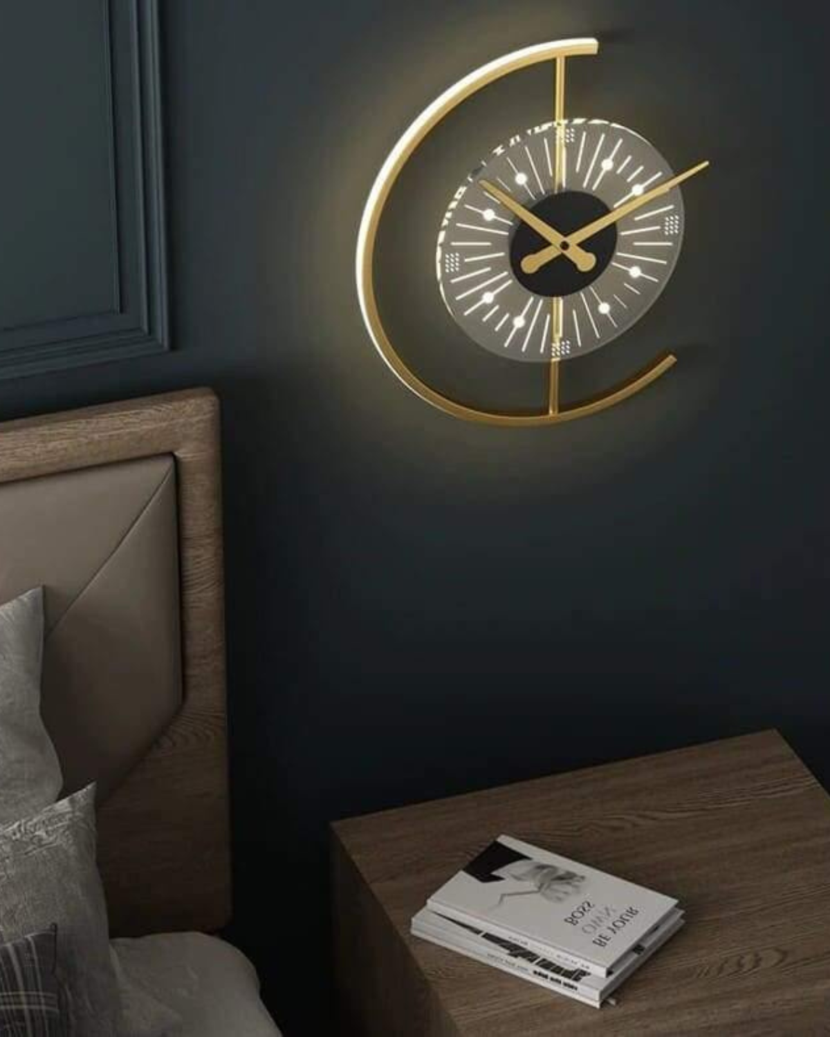 Designer Brass Clock — view 5