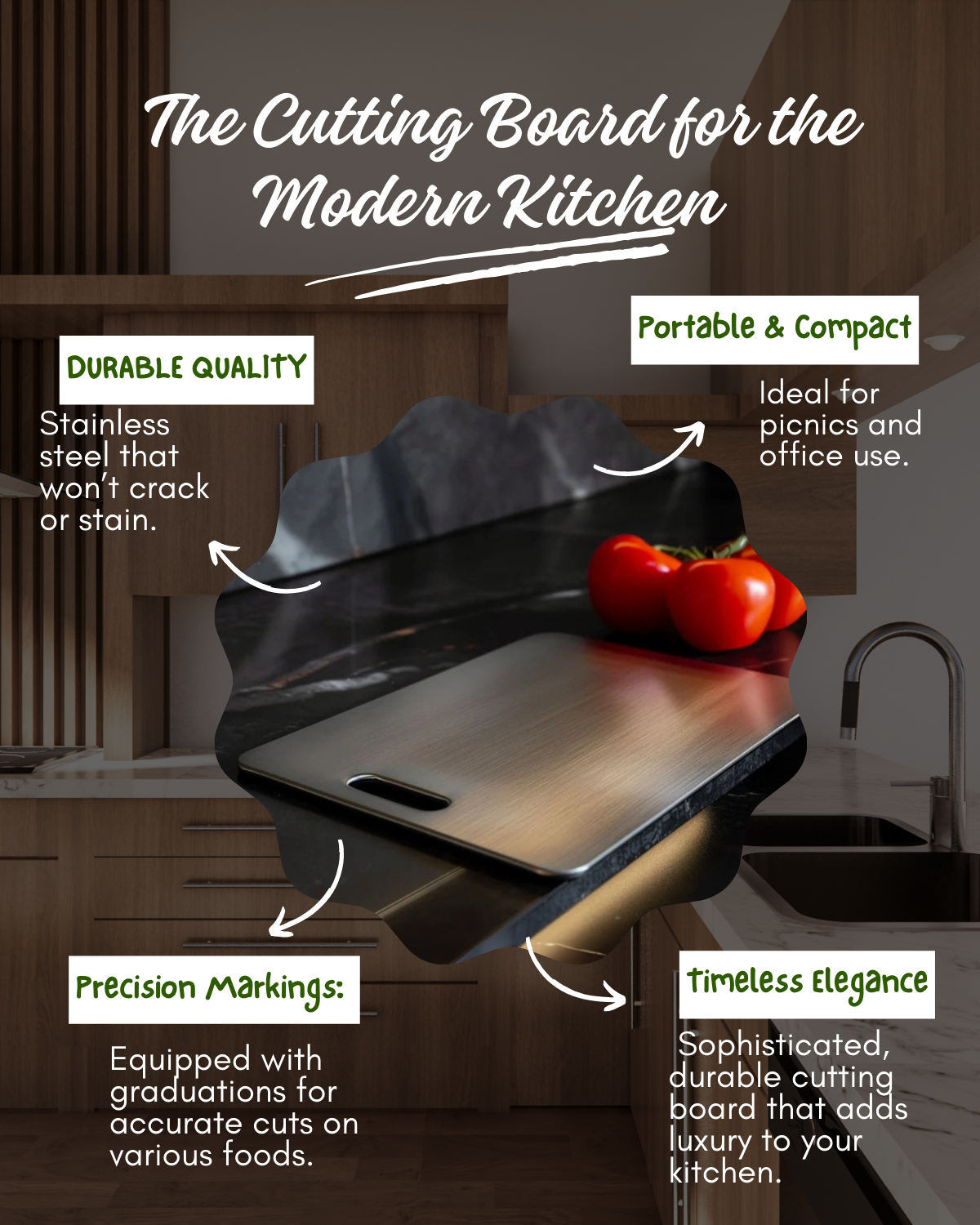 Designer Sculptural Cutting Board — view 4