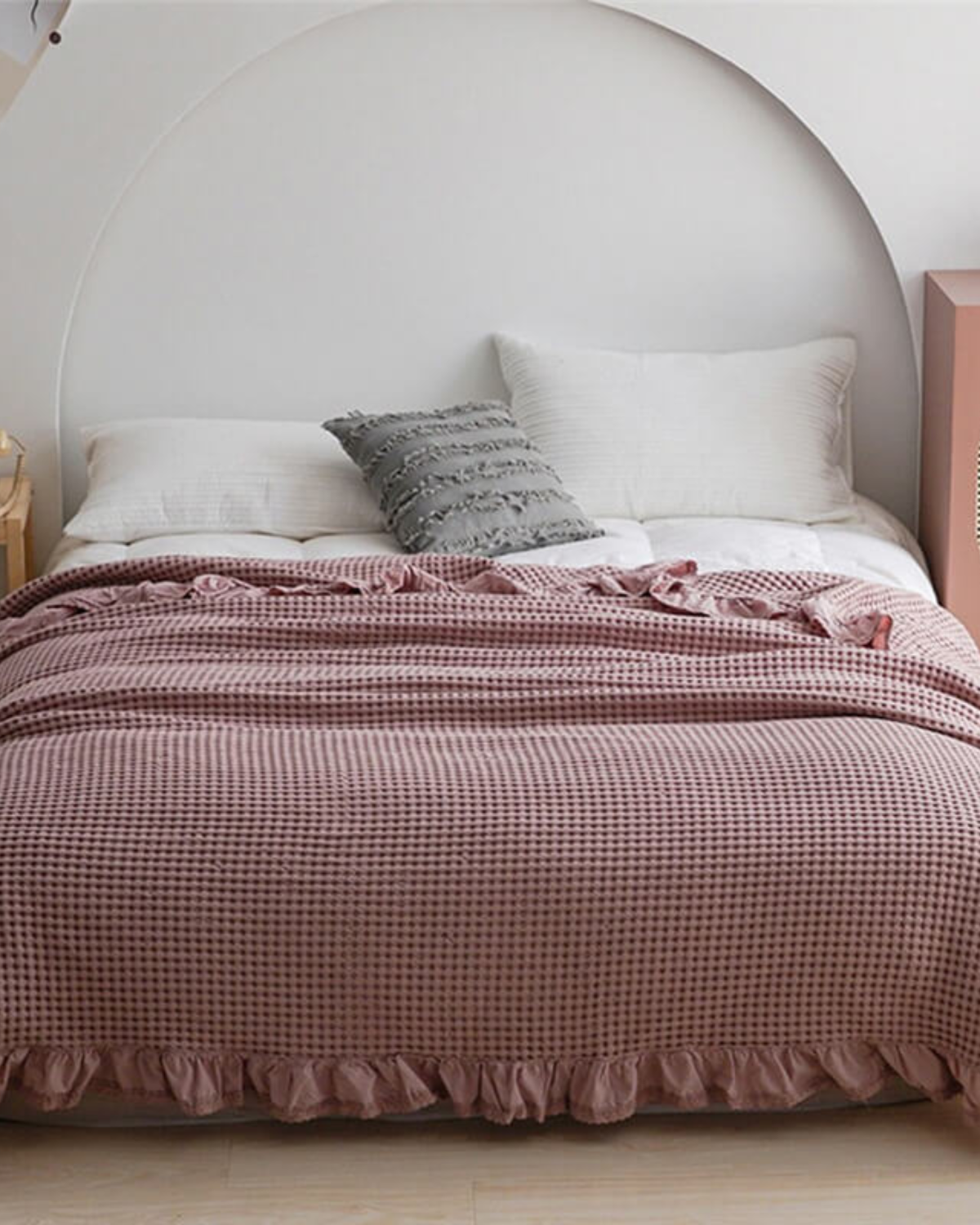 Industrial Linen-Shade Throw Blanket — view 9