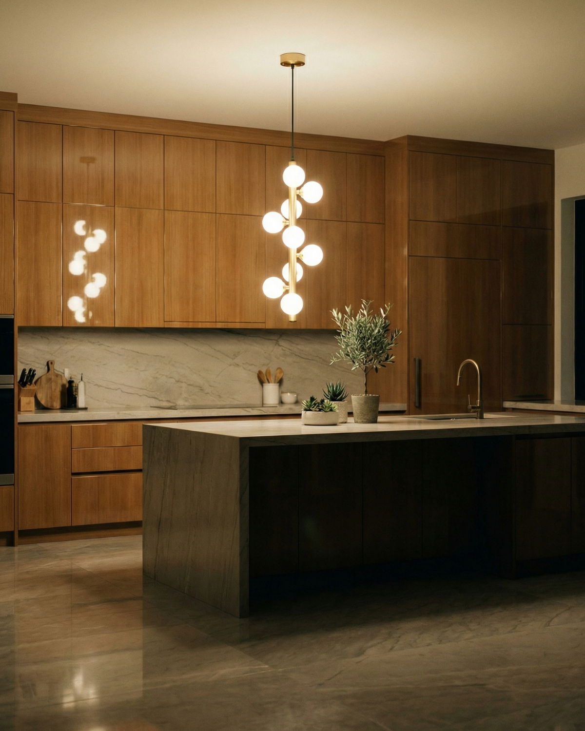 Industrial Sculptural Pendant Light — view 6