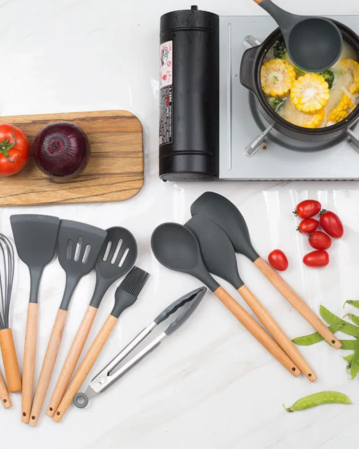 Industrial Wooden Kitchen Essential — view 16