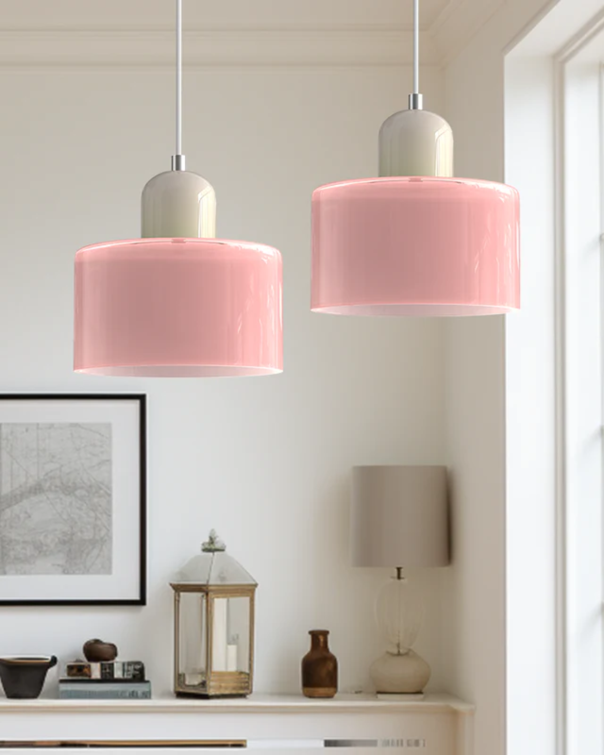 Japandi Glass Pendant Light — view 2