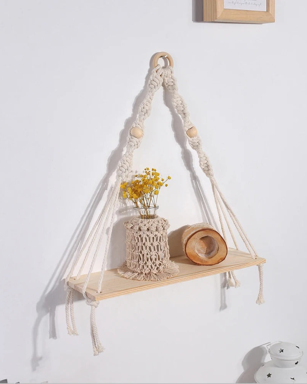 Japandi Wooden Shelf — view 2