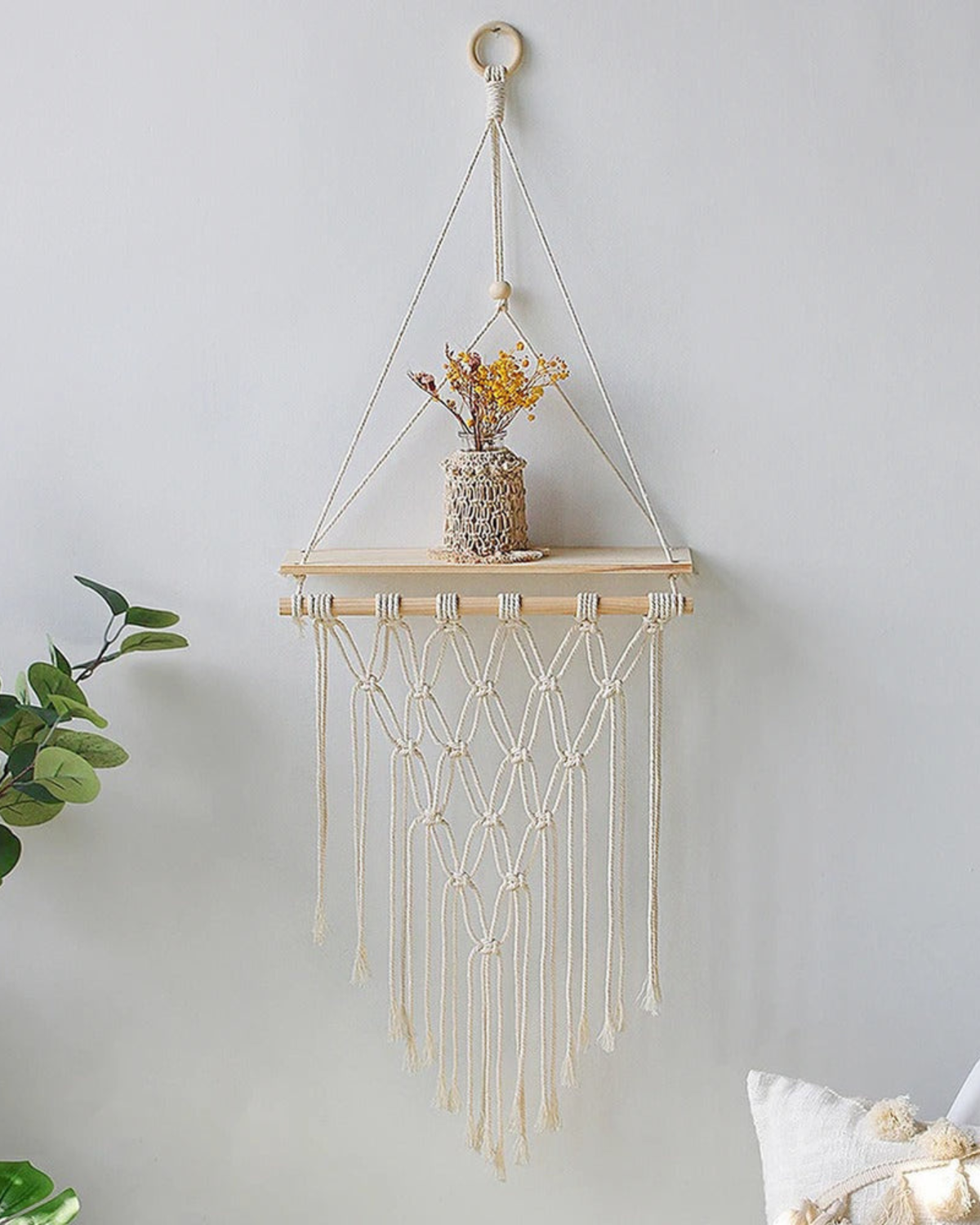 Japandi Wooden Shelf — view 7