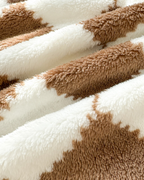 Mid-Century Linen-Shade Throw Blanket — view 10