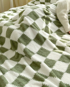 Mid-Century Linen-Shade Throw Blanket — view 12