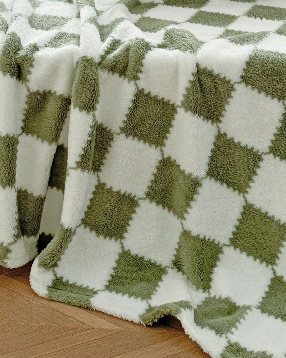 Mid-Century Linen-Shade Throw Blanket — view 13