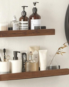Mid-Century Wooden Shelf — view 3
