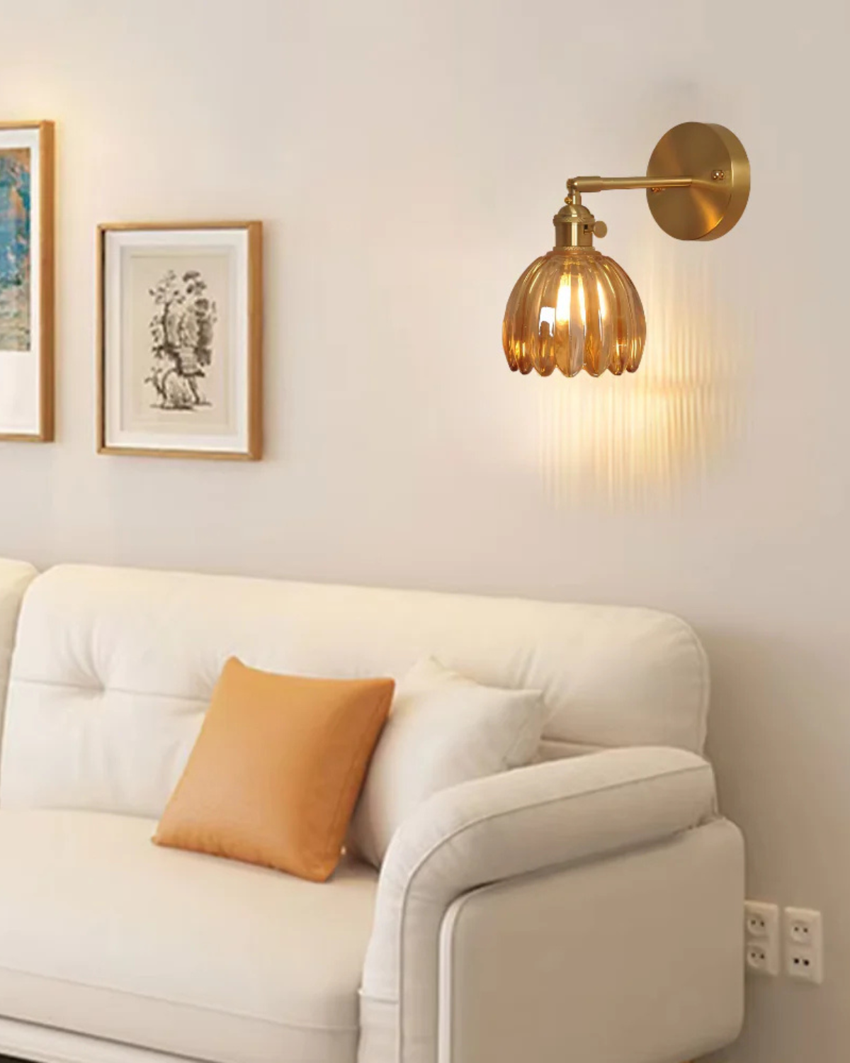 Minimalist Brass Table Lamp — view 14