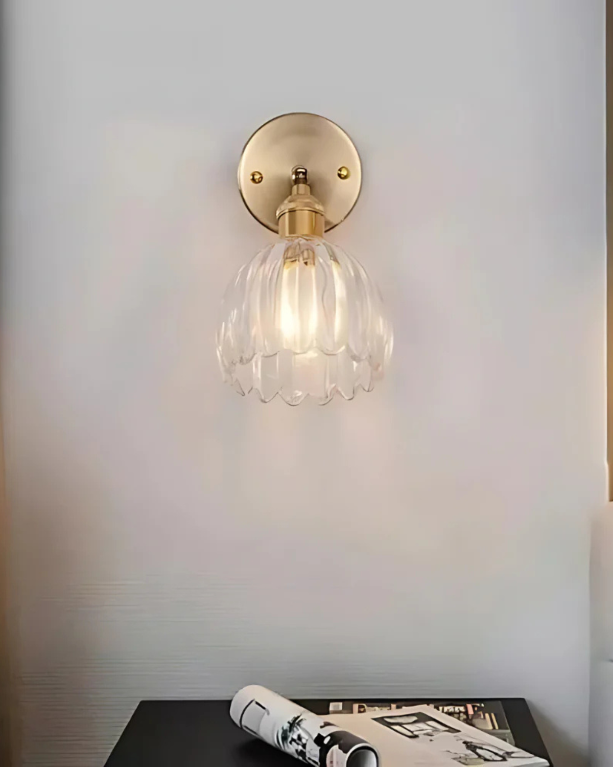Minimalist Brass Table Lamp — view 7