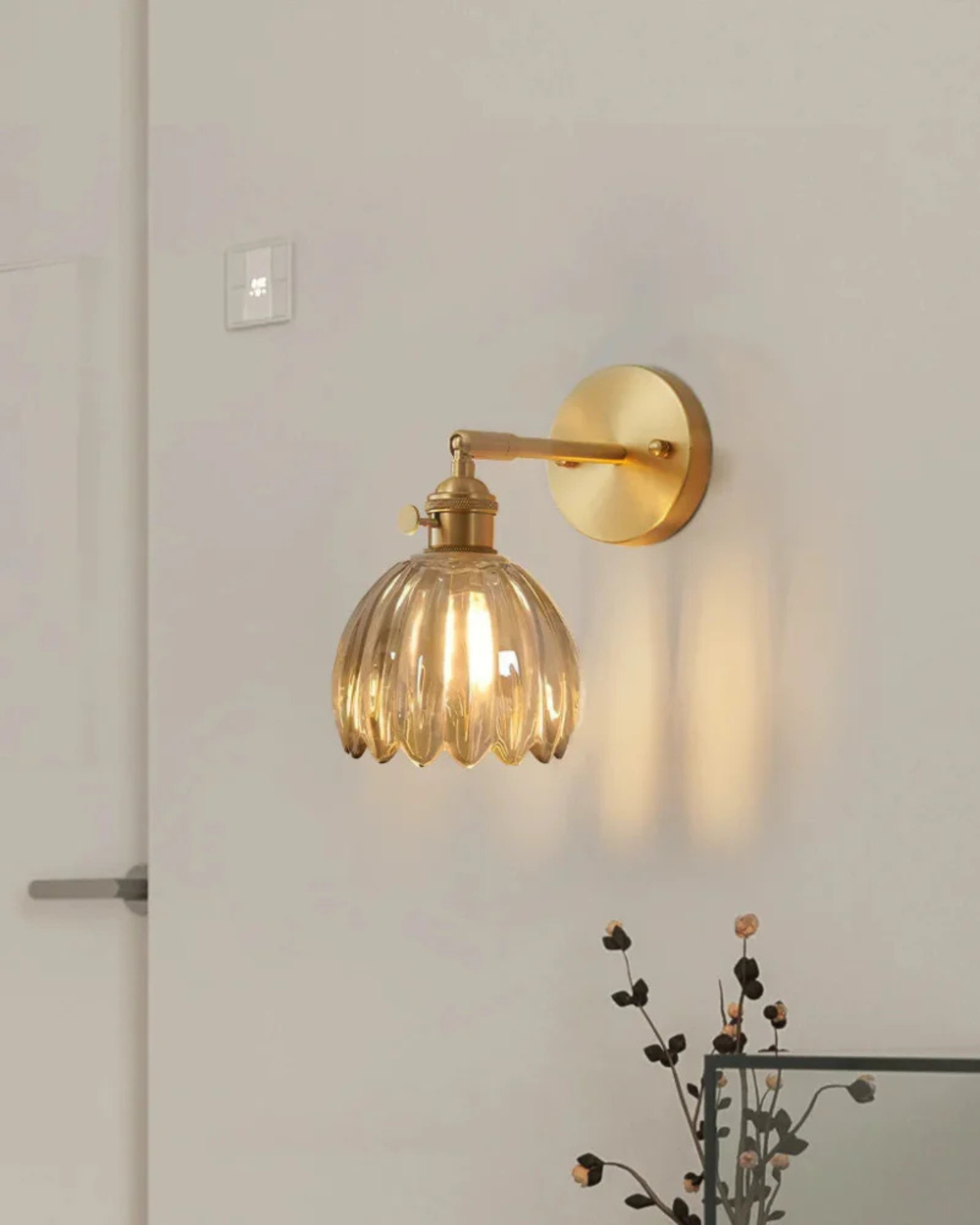 Minimalist Brass Table Lamp — view 9