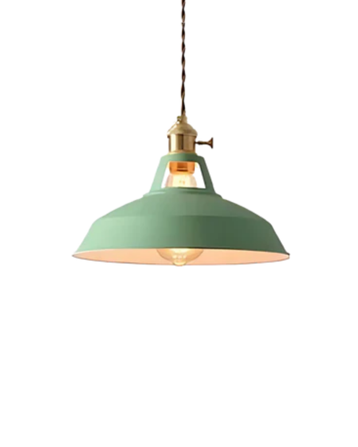 Modern Brass Pendant Light — view 1