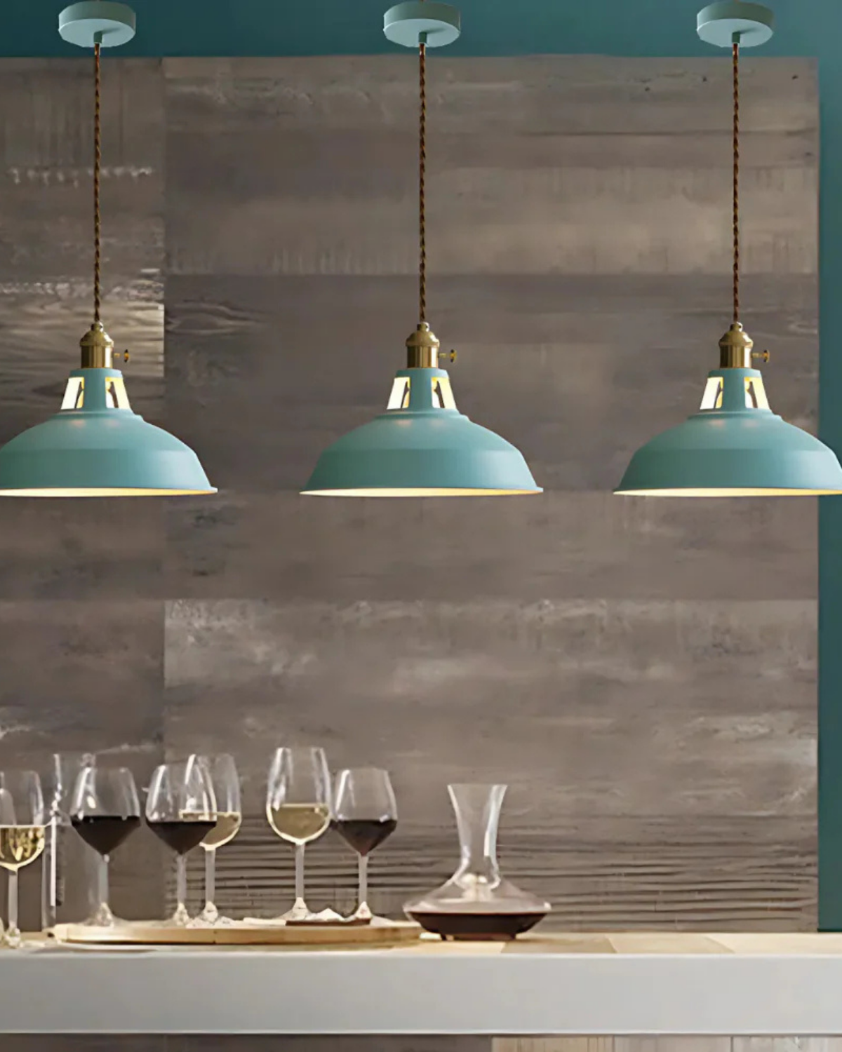 Modern Brass Pendant Light — view 11