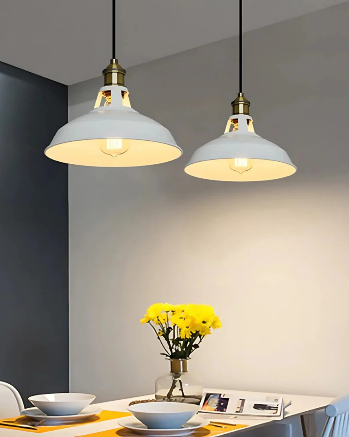 Modern Brass Pendant Light — view 24