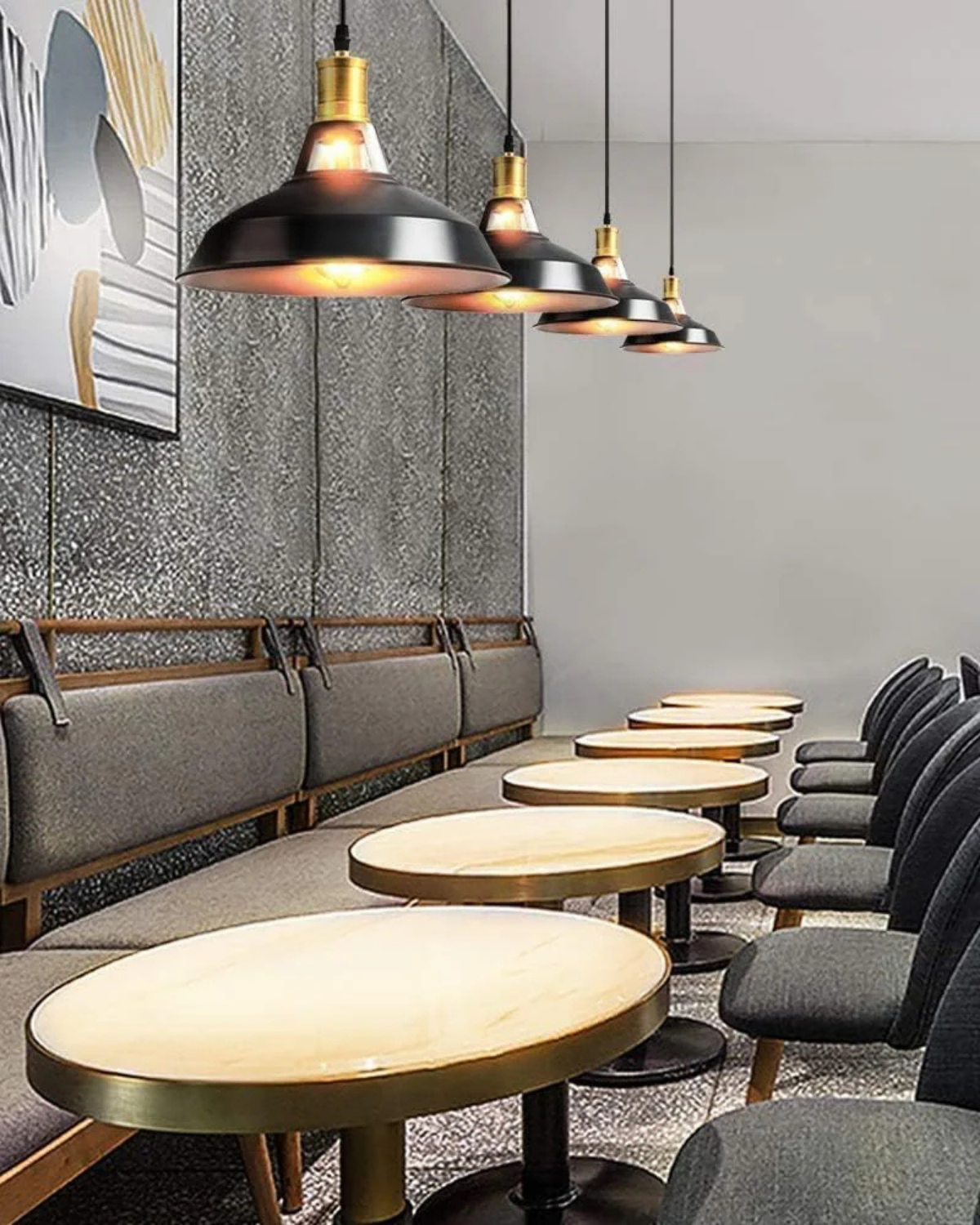 Modern Brass Pendant Light — view 35