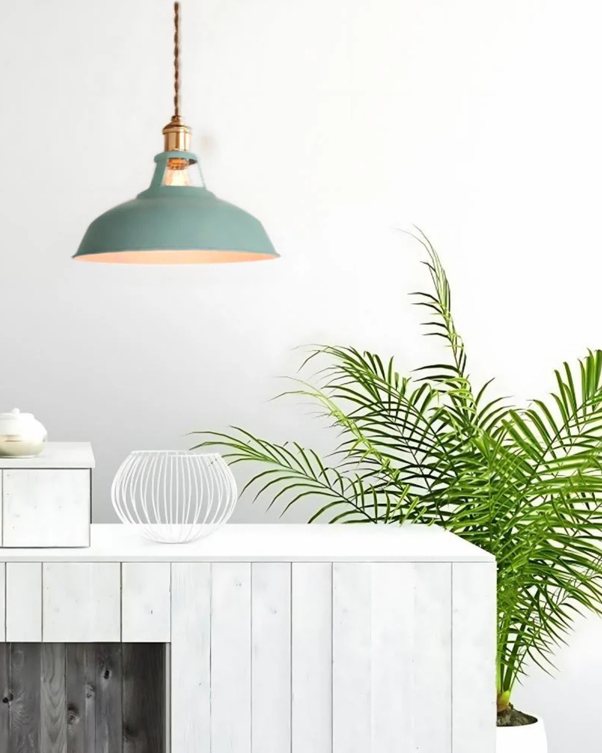 Modern Brass Pendant Light — view 7