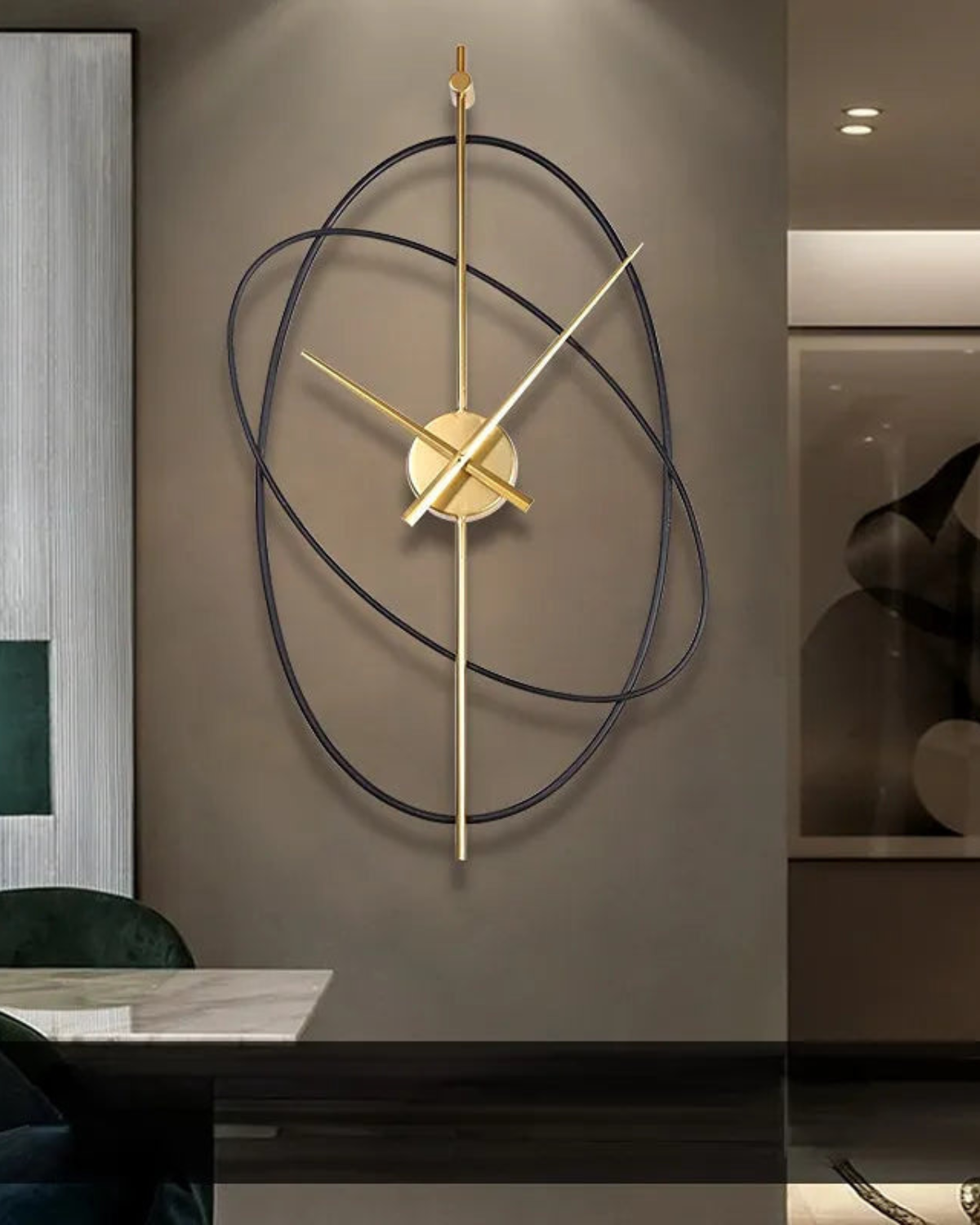 Modern Sculptural Clock — view 2