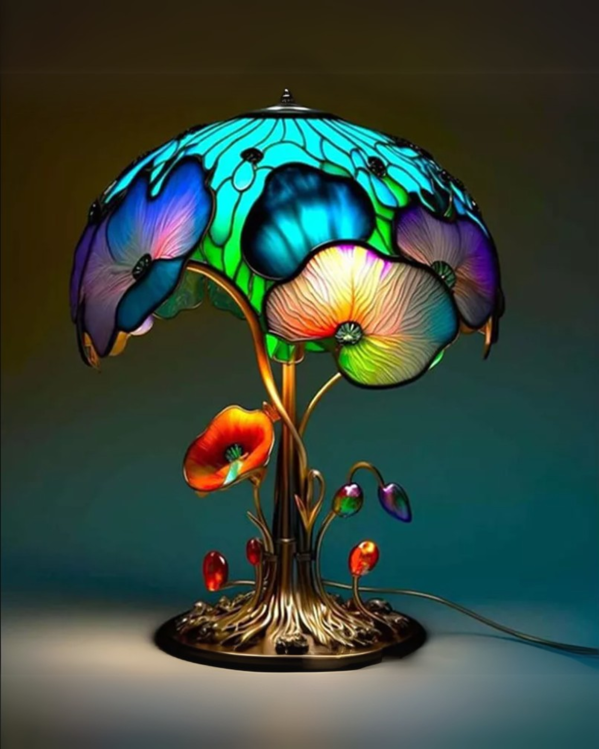 Modern Sculptural Table Lamp — view 7