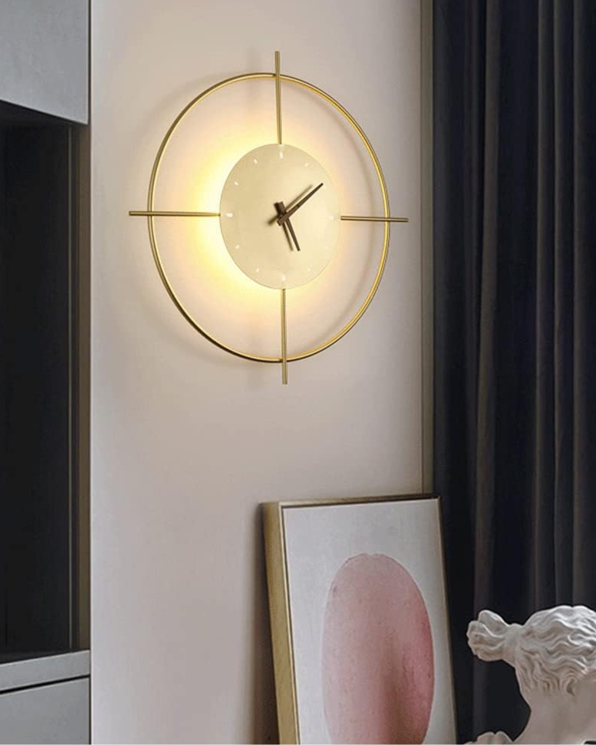 Sculptural Wooden Clock — view 10