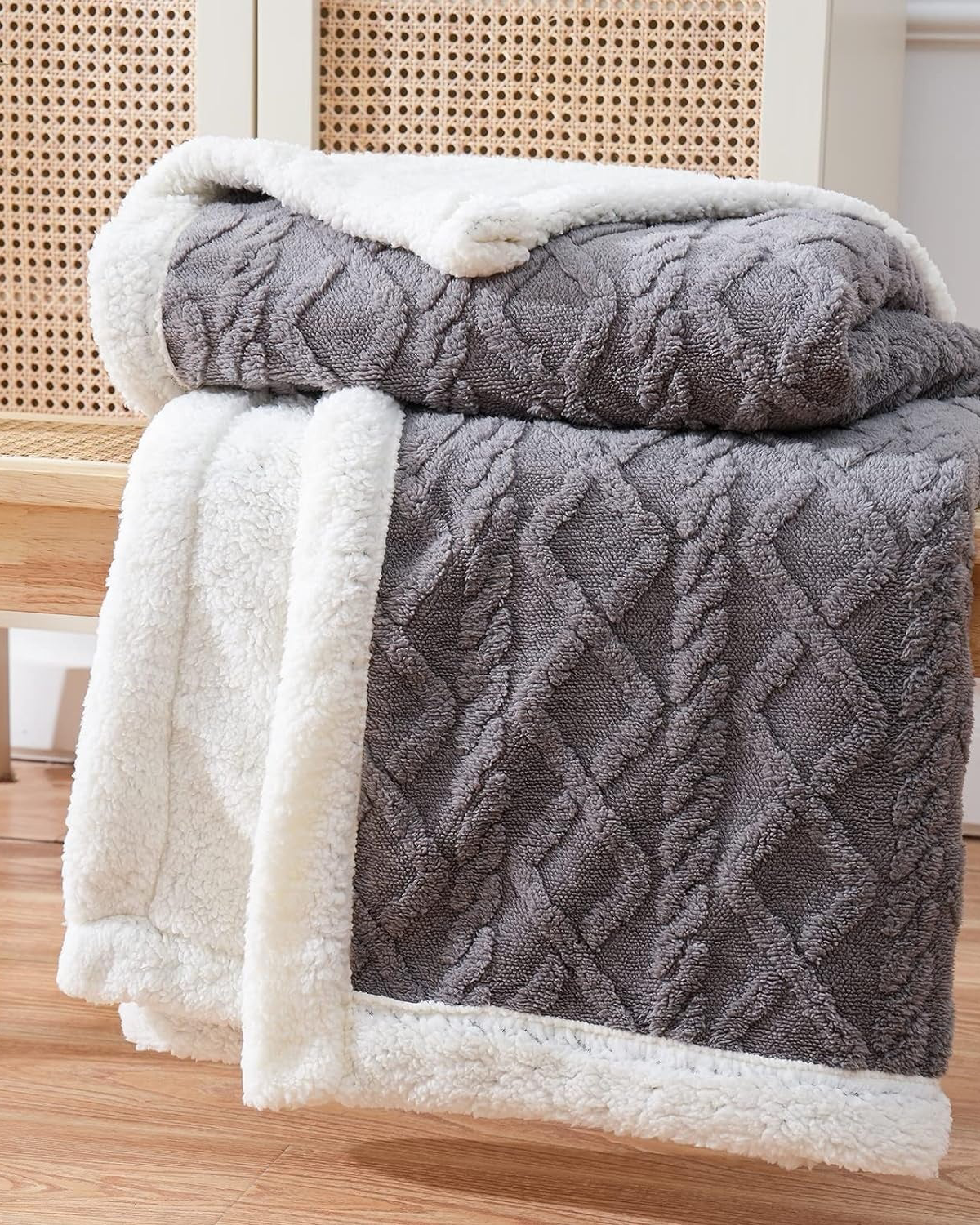 Studio Sculptural Throw Blanket — view 4